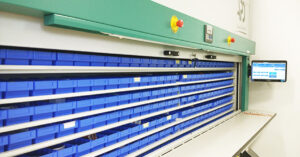 Read more about the article The APD Storage Carousel. Offering a condensed inventory storage solution for your Central Pharmacy. 