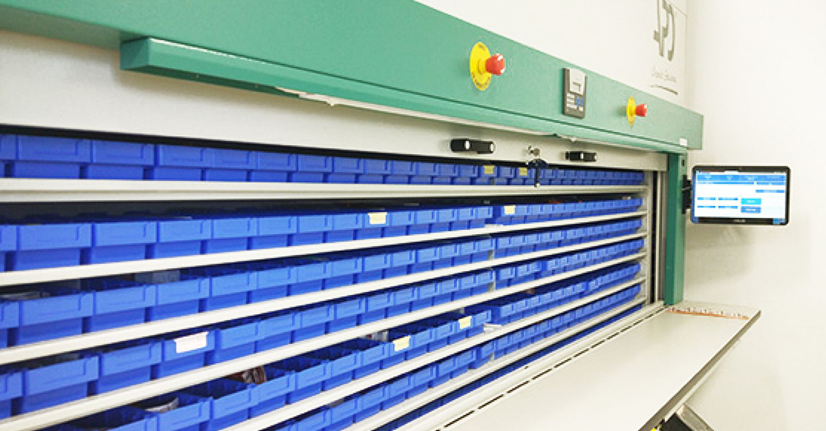 Read more about the article The APD Storage Carousel. Offering a condensed inventory storage solution for your Central Pharmacy. 