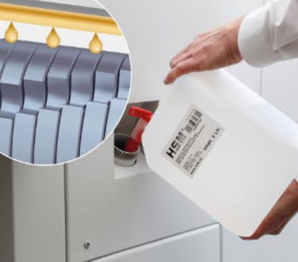 HSM SP 5080 PBSA integrated automatic oiler