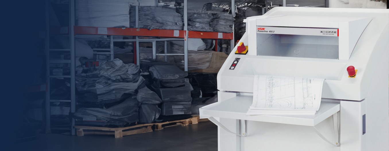 HSM Powerline 450.2 - Heavy Duty Departmental Shredder by PBSA