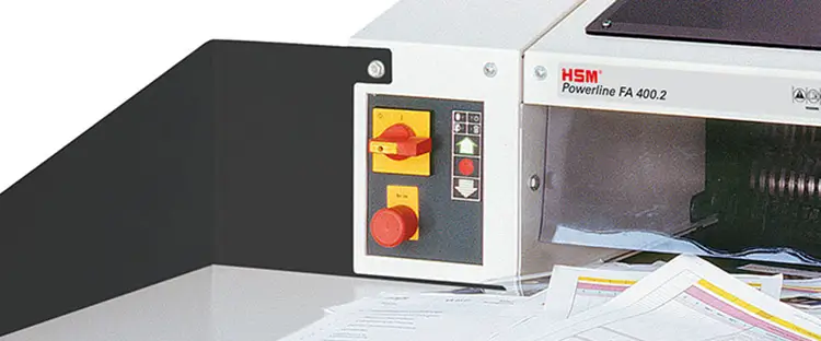 HSM Powerline FA 400.2 Engineered for centralised destruction by PBSA