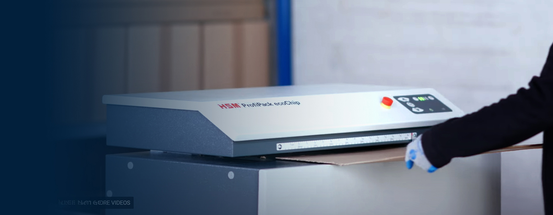 HSM ecoChip cardboard chip shredder