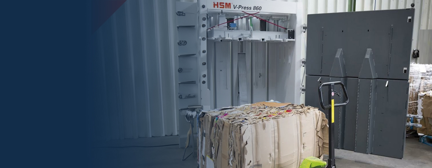HSM V-Press 860L Baling Press by PBSA